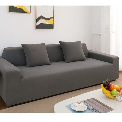 Водоотталкивающий чехол на 3-х местный диван трикотаж-жатка Homytex HT-384812 фото