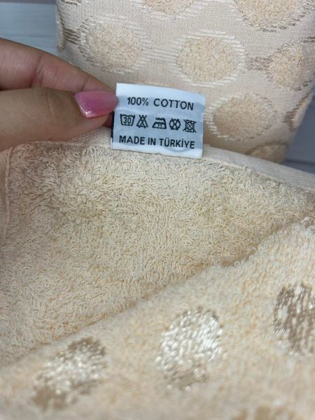 Mame orhideya krem набір 2в1 бавовняні рушники Туреччина Sul-49210 фото