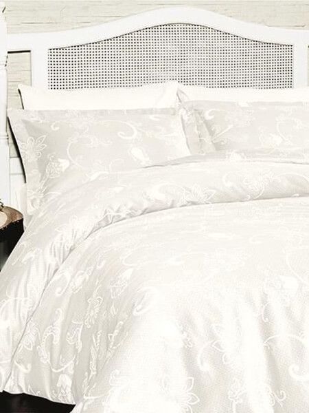 Комплект Cotton Satin S-291 Carmina Beyaz S-291-Carmina-Beyaz-Євро фото