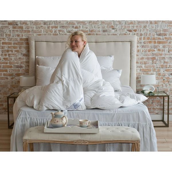 Ковдра пухова 100% білий пух SoundSleep Soaring (Всесезонна) Євро 200x220 см 700 г p_s_k_92050754 фото