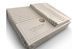 Простыня на резинке серая в наборе с наволочками U-tek хлопок Stripe 20 Grey 150х190 posmar68869 фото