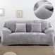 Захисний чохол на двомісний диван Diana Textile Plush Velvet 145-185 см al2045-2-seater-145-185-Light-gray фото