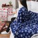 Флисовый новогодний плед Diana Textile al745-blue фото 4