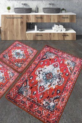 Набір килимків для ванної кімнати Chilai Home AUTHENTIC 60*100+50*60 Chom_110024164 фото