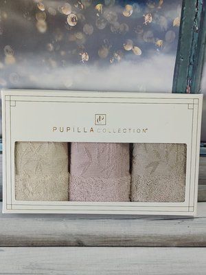 Набір рушників 3в1 Pupilla Single Sul-4937 bej фото