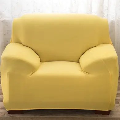 Чохол для крісла еластичний Homytex Жовтий 6-12200 фото