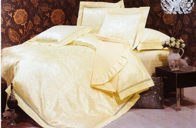 Набір постільної білизни La Scala JP-05 шовковий жаккард Євро posmar29224 фото