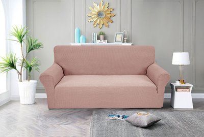 Чохол на тримісний диван Corn Fleece капучино Love You loveyouhome_81181 фото