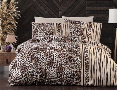 Комплект постільної білизни First Choice S-601 Leopard Brown S-601 Leopard Brown фото