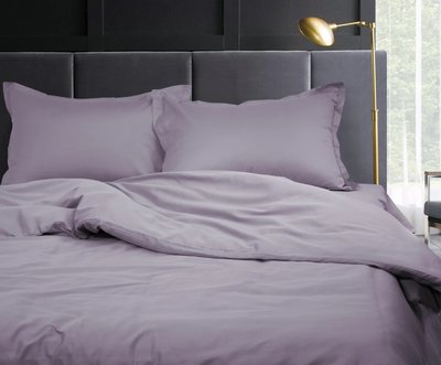 Комплект постельного белья LUXURY LINENS Basic Line бледно-лиловая Полутораспальные luli3003102LL фото