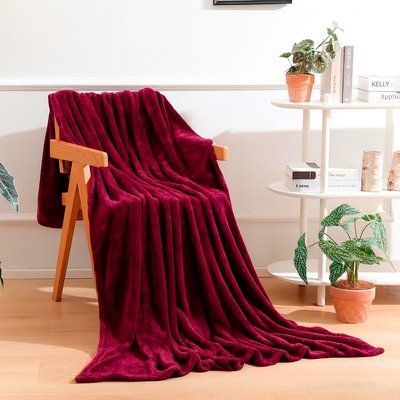 Плед флисовый бордо Love You 150x200 см loveyouhome_8197 фото