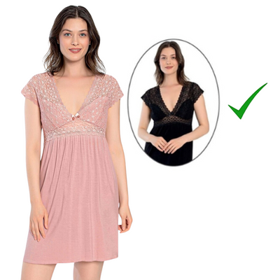 Ночная сорочка Cotpark 13493 трикотажна Pigama-97-L-black фото