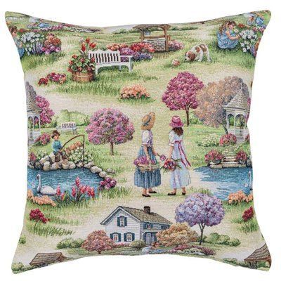 Наволочка гобеленовая односторонняя EDEN1185-NV1 (45x45) luli11854545в фото