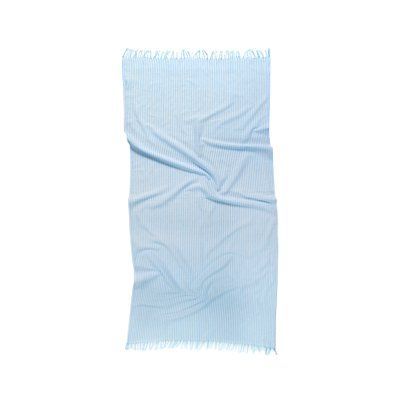 Полотенце Lotus Home Pestemal - Argosa stripe 85x175 light-blue голубой svt-2000022344197 фото