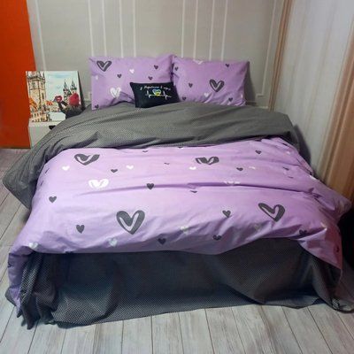 Постільна білизна БУЗКОВІ СЕРДЕЧКА Бязь Люкс usk5506141 фото