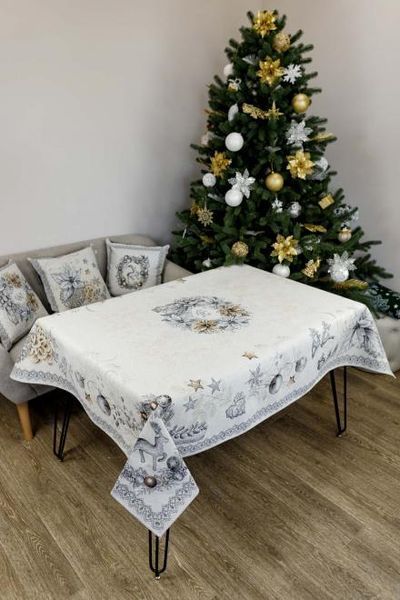 Скатертина на стіл гобеленова SILVER STAR provence_031269 фото