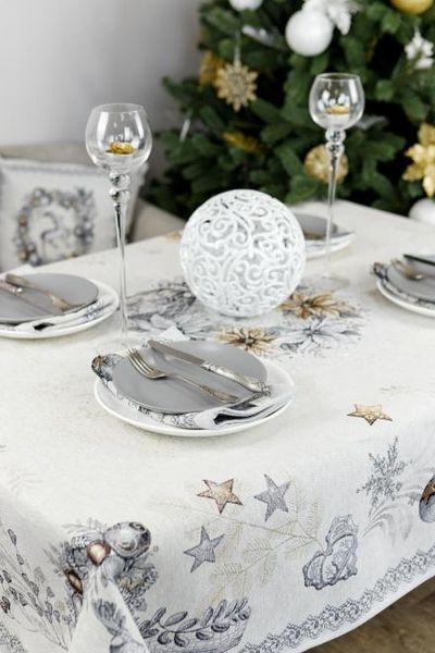 Скатертина на стіл гобеленова SILVER STAR provence_031269 фото