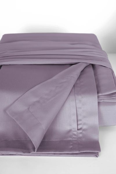 Комплект постельного белья LUXURY LINENS Basic Line бледно-лиловая Полутораспальные luli3003102LL фото