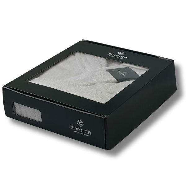 Банный махровый халат Sorema New Plus White Sorema-223309-20003 фото