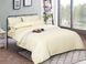 Простыня на резинке Beige сатиновая Home Sateen Stripe бежевая 90х200 posmar79254 фото