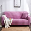 Защитный чехол на двухместный диван Велюровый Diana Textile Plush Velvet 145-185 см al2045-2-seat-L-purple фото