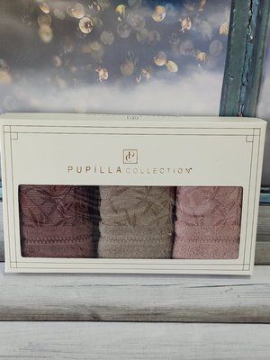 Набір рушників 3в1 Pupilla Single Sul-4937 kahve фото