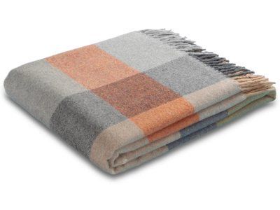 Плед BIEDERLACK Plaid 490 GR QUITO AUTUMN, Серый, Полуторный 130x170 см luli758101 фото