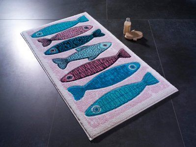 Килимок у ванну кімнату Confetti Fishy Pembe 50*57 Conf_110083520 фото