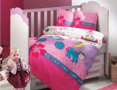 Набір в дитяче ліжечко Kupon Baby pembe kalii 8-1400033 фото