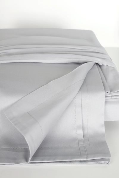 Комплект постільної білизни LUXURY LINENS Basic Line світло-сірий Півтораспальні luli3003402LL фото