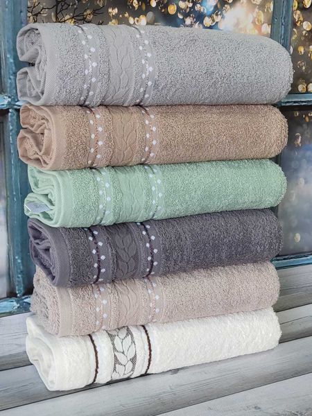 Yaprak бавовняні рушники 6 шт/уп Sul-5163 фото