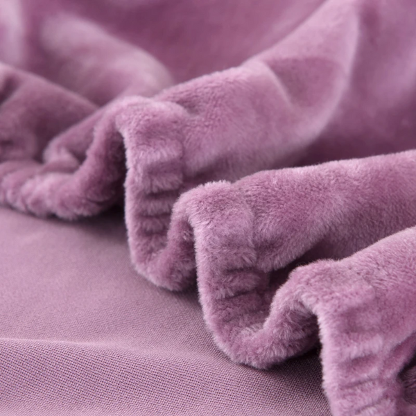 Защитный чехол на двухместный диван Велюровый Diana Textile Plush Velvet 145-185 см al2045-2-seat-L-purple фото