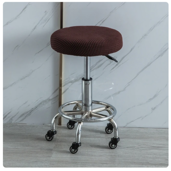 Круглий чохол на стілець Diana Textile Round Chair Ø 28-40 см al4512Coffee фото