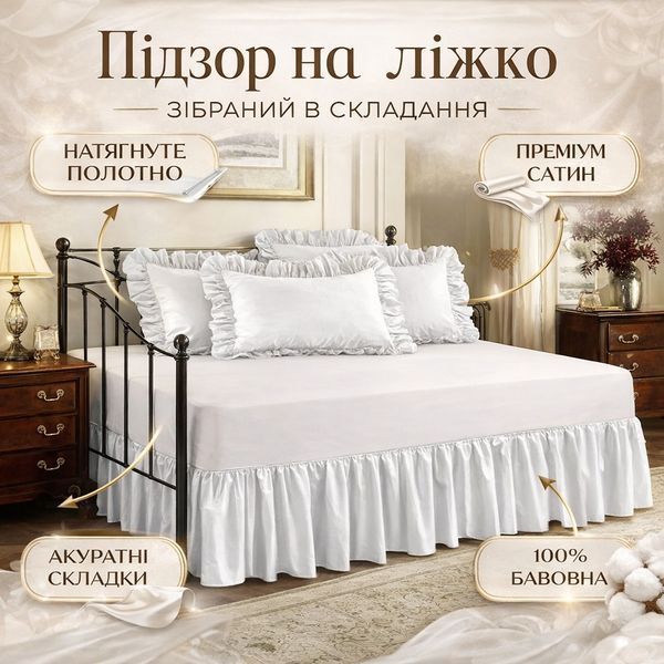 Подзор для ліжка Almira Mix Modern 1 Рюша ПКР-1 am-03210377 фото