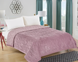 Покрывало велюр COLORFUL (220x230) VELURE COVER QUILTED принт цветы, Розовый Col_256669 фото
