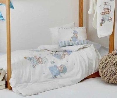 Постільна білизна для немовлят Karaca Home FUNNY BEARS 100% бавовна sv8680214116296 фото