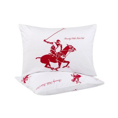 Наволочки Beverly Hills Polo Club - BHPC 004 Red 50x70 svt-2000022202442 фото
