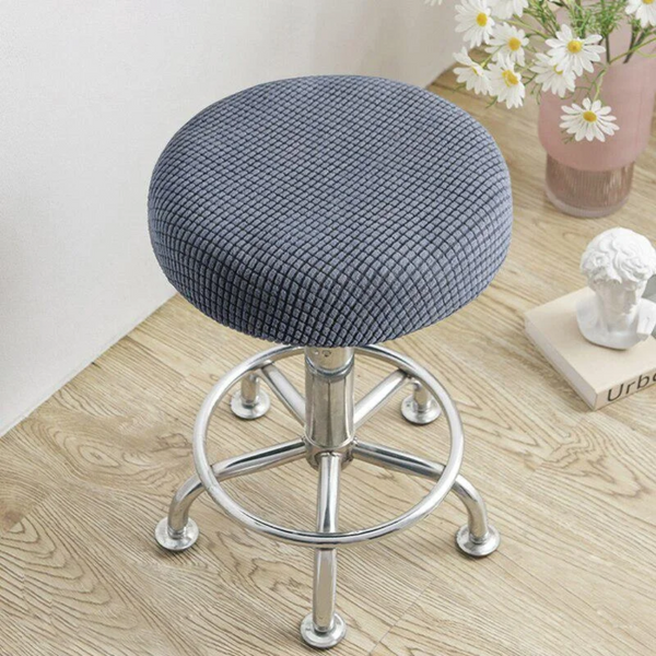 Круглий чохол на стілець Diana Textile Round Chair Ø 28-40 см al4512Grey фото