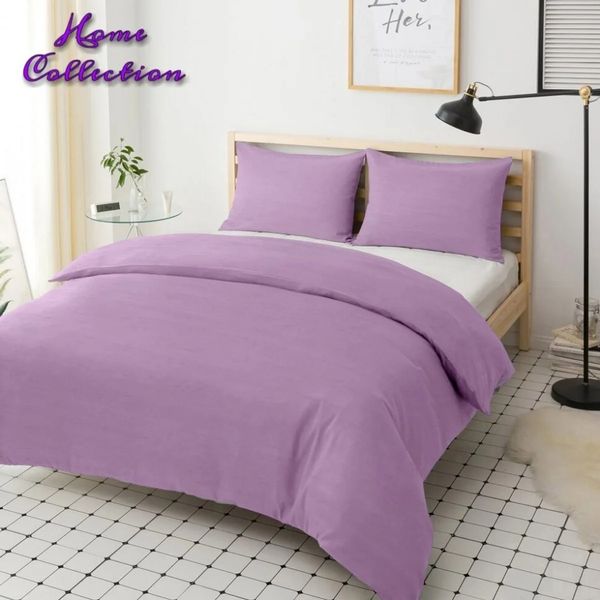 Постельный комплект сиреневый Home Collection U-tek хлопок Orchid Евро Maх posmar74152 фото