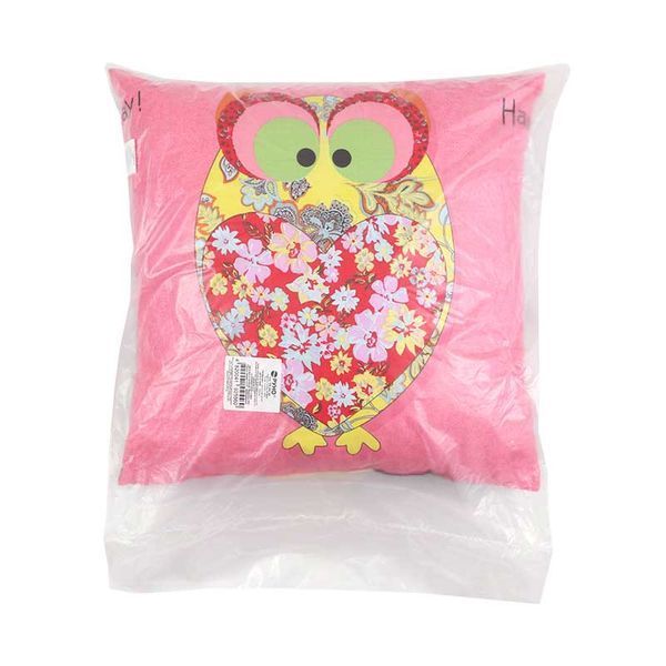 Декоративная подушка "Owl Red" 50х50 см 306_Owl Red фото