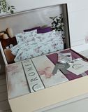 Poplin Rose murdum постіль з поплин Євро розмір Romeo home Туреччина Sul-60404 фото