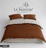 Постельное белье вареный хлопок La Maison Ruba Cinnamon-stone Евро 200х220 см LaMaison_m019994 фото
