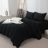Постільна білизна Love You Варена бавовна Чорний Євро loveyouhome_ly62034 фото