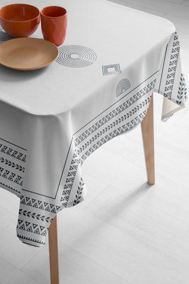 Скатертина Lotus Home - Геометрія 140x140 svt-2000022334228 фото