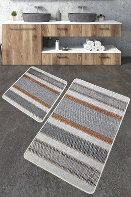 Набір килимків для ванної кімнати Chilai Home BENVER 60*100+50*60 Chom_110024166 фото