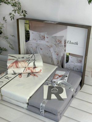 Poplin Elaeth постель из поплина Евро размер Romeo home Турция Sul-6057 фото
