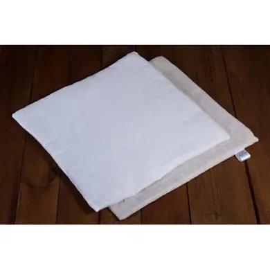 Подушка льняная в коляску (ткань хлопок) 35 х 35 см пб-35 фото