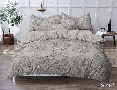 Комплект постільної білизни з компаньйоном S497 TAG satin (еmax)-507 фото