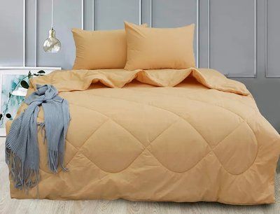 Комплект постельного белья с одеялом TAG Elegant Apricot Cream Odleto-049 фото