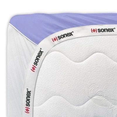 Функціональне простирадло на гумці Sonex Aero Gentle Lavender Євро 160х200 см (на резинці) p_s_k_SO102312 фото